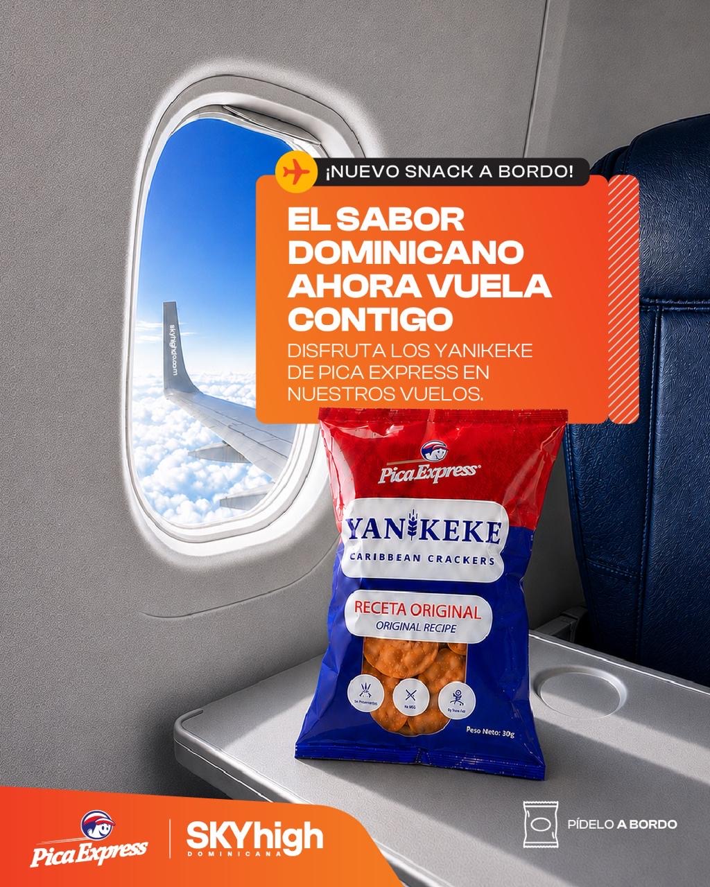 Yanikeke y Café Santo Domingo: Sky High lleva productos criollos a sus vuelos
