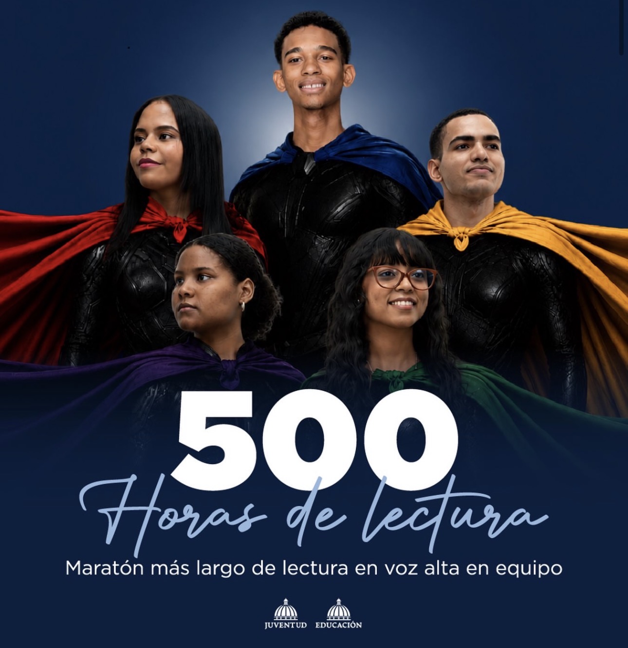 De RD para el mundo: jóvenes dominicanos completan 500 horas ininterrumpidas de lectura